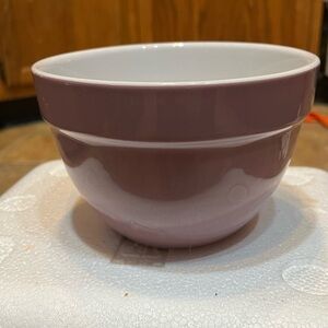 Stoneware 6” Purple Serving Bowl